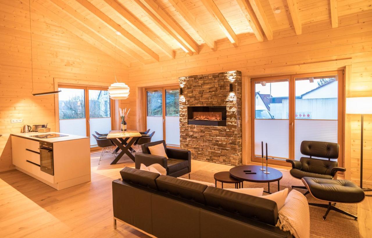Netten Naturerlebnis Holz-Chalets Daun Ngoại thất bức ảnh