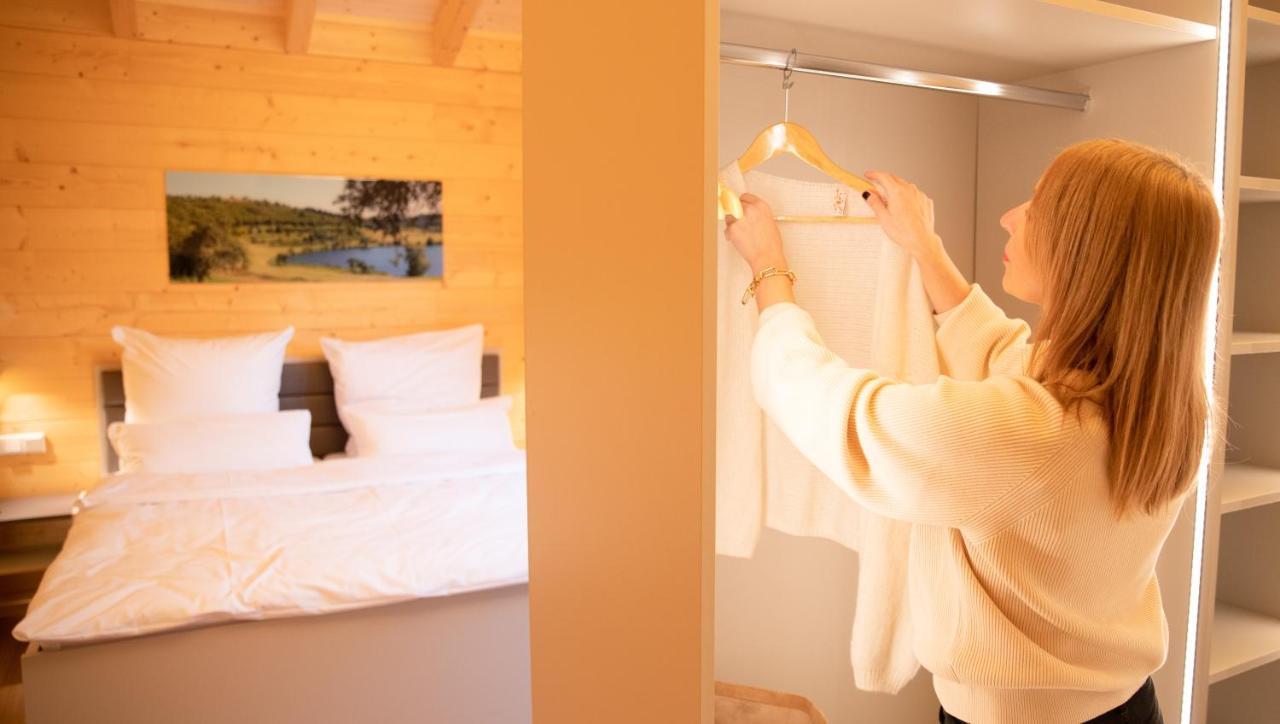 Netten Naturerlebnis Holz-Chalets Daun Ngoại thất bức ảnh
