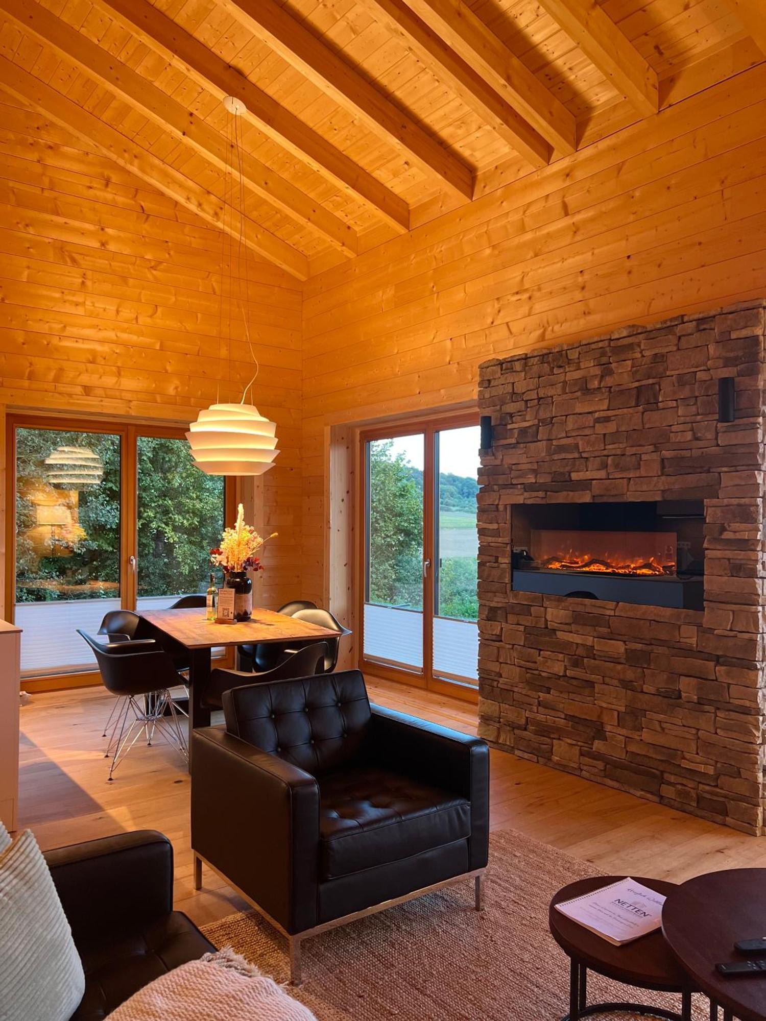 Netten Naturerlebnis Holz-Chalets Daun Ngoại thất bức ảnh