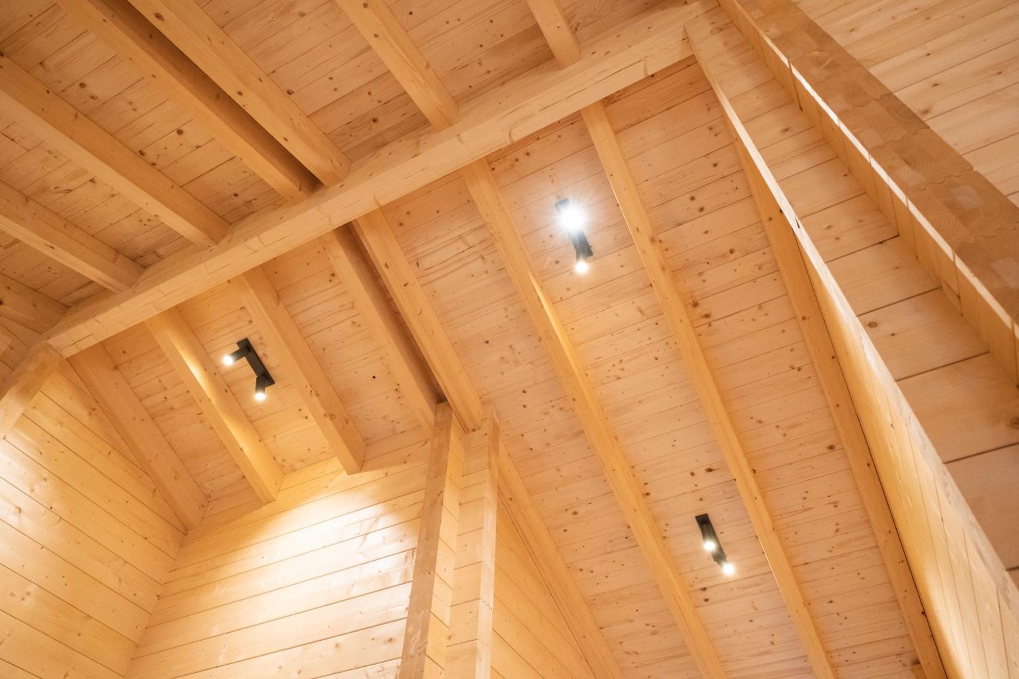 Netten Naturerlebnis Holz-Chalets Daun Ngoại thất bức ảnh