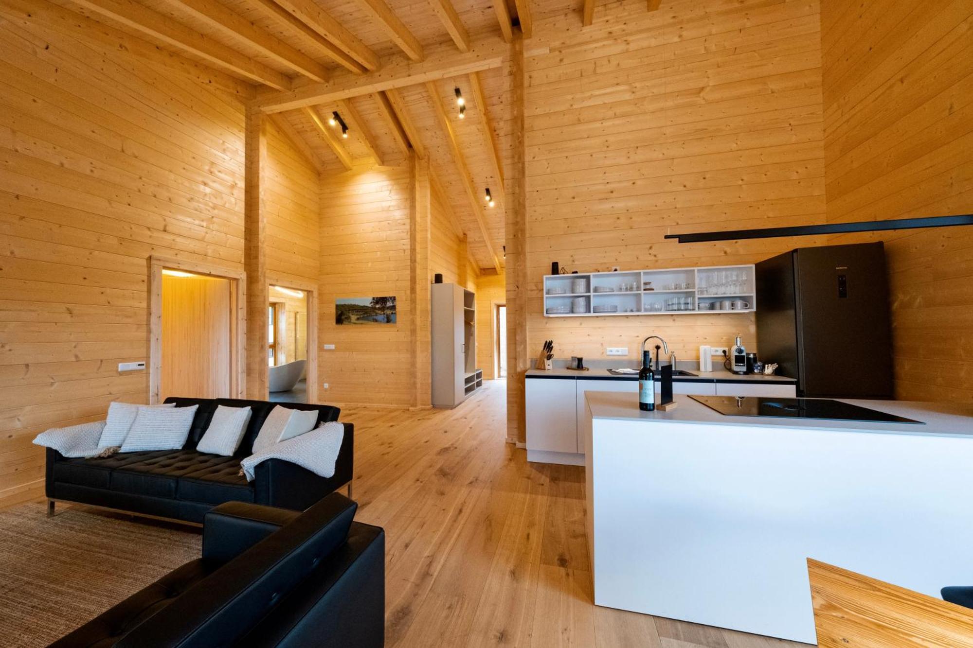Netten Naturerlebnis Holz-Chalets Daun Ngoại thất bức ảnh